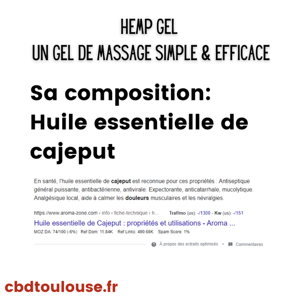 Hemp Gel : Gel de massage Apaisement / Relaxation | 330ml