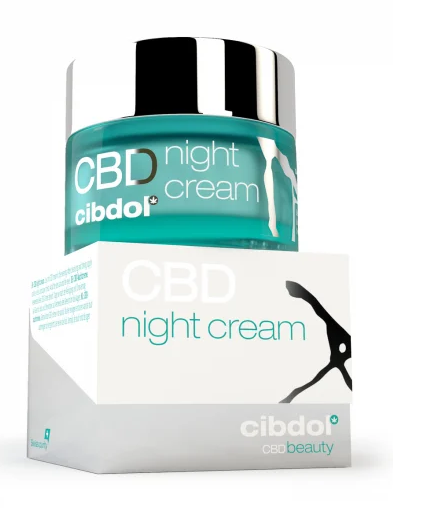 Crème de nuit au CBD - Cibdol - 50ml - Une peau nourrit et rafermie