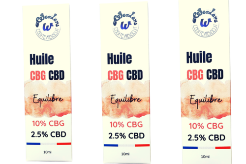Huile 10% CBG | Equilibre | Weaders 30ml