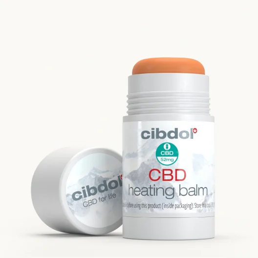 Baume chauffant douleurs / muscles au CBD | CIBDOL