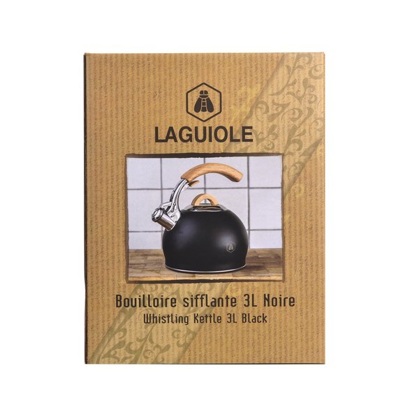 Bouilloire sifflante Laguiole 3L | Chêne | Tous feux