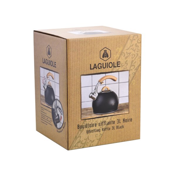 Bouilloire sifflante Laguiole 3L | Chêne | Tous feux
