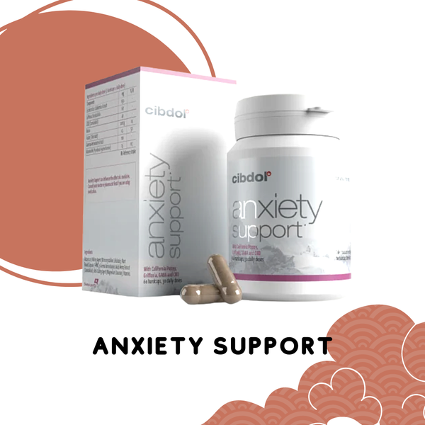 Capsules Anxiété | ANXIETY SUPPORT | 60 gélules | Cibdol