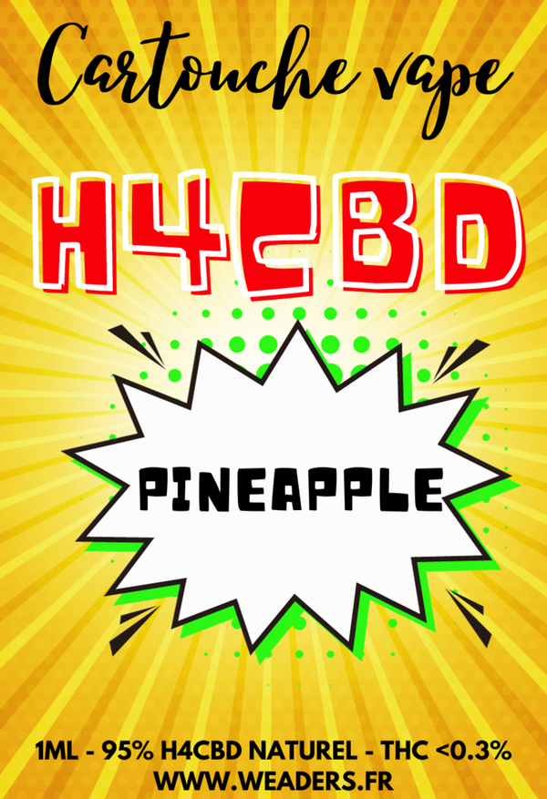 Cartouche Vape H4CBD | Pineapple | 95% | 1ml