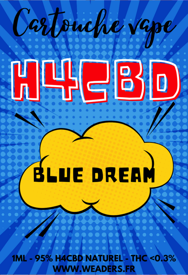 Cartouche Vape H4CBD | Blue dream | 95% | 1ml