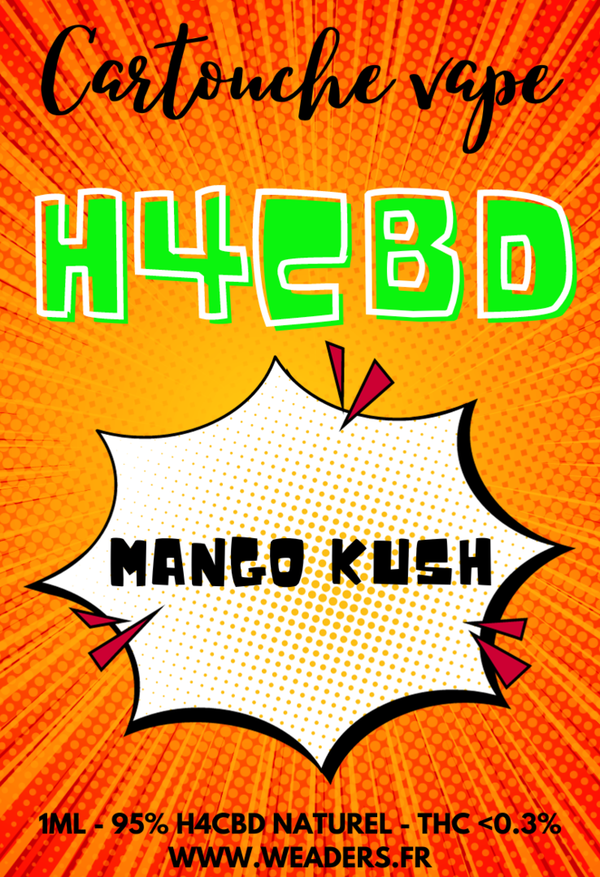Cartouche Vape H4CBD | Mango Kush | 95% | 1ml