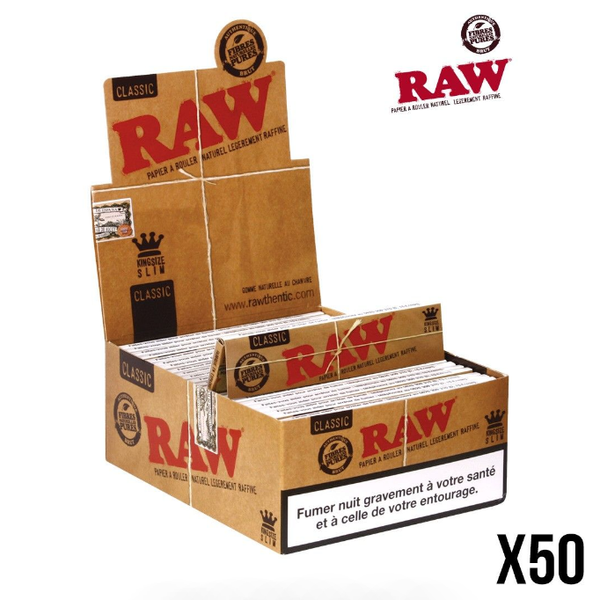 Feuilles slim raw KS | boite de 50